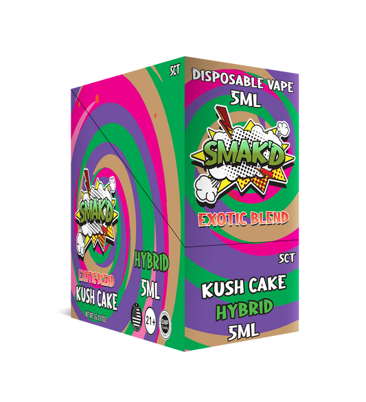 Smak'd Disposable Vape Exotic Blend - Kush Cake - HYBRID